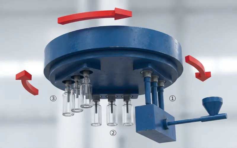 3-Station Blow Molding Machine